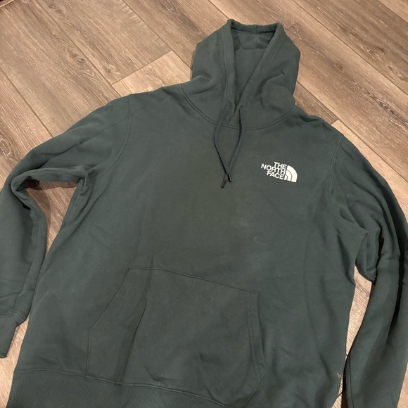 The North Face Men's NSE Box Hoodie Size Large Green - Picture 2 of 3